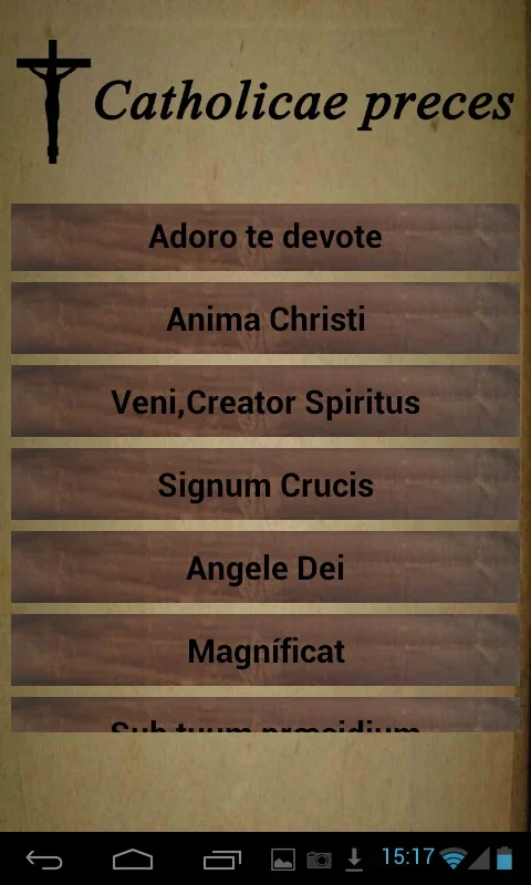 Catholicae preces for Android - Latin Catholic Prayers