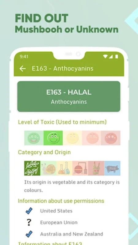 Halal Food Check for Android: Check E-Numbers Easily