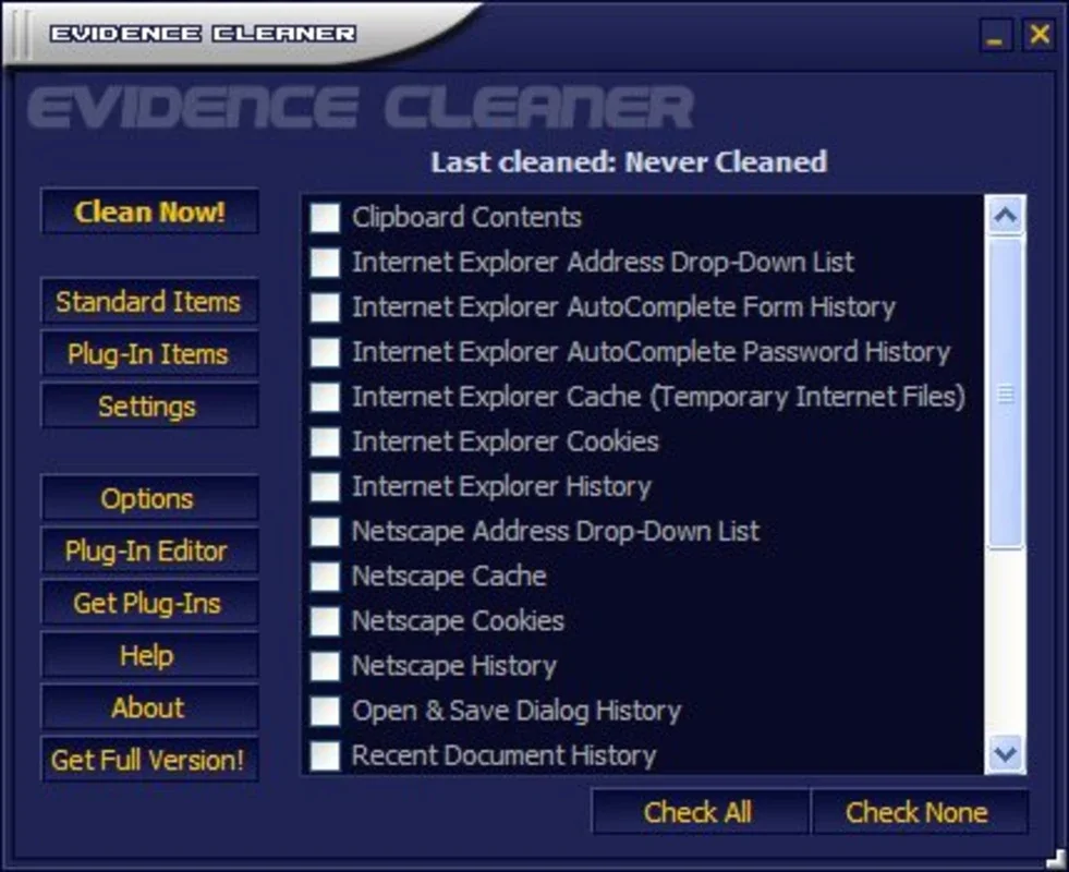 Evidence Cleaner for Windows: Secure Data Cleaning