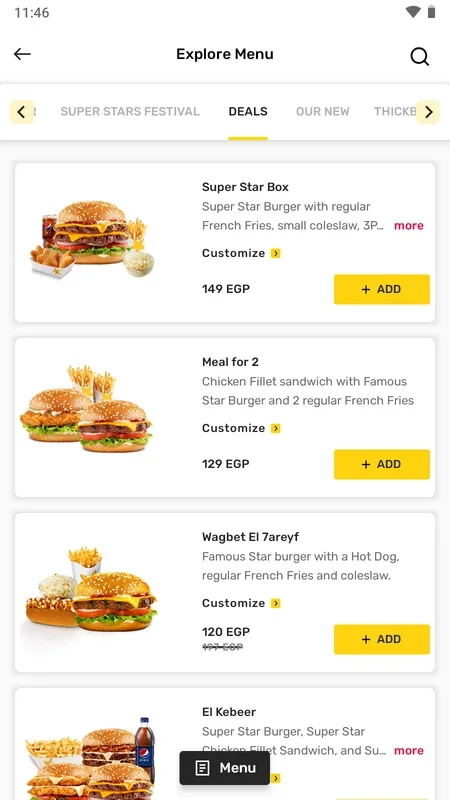 Hardee's Egypt for Android - Order Burgers with Discounts