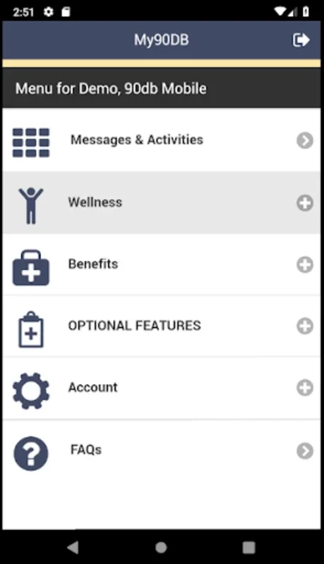 My90DB for Android - Manage Health and Sync Devices