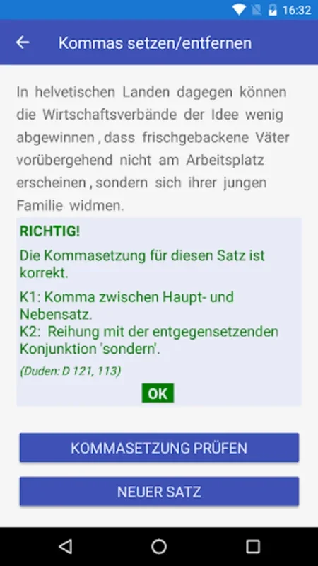 Kommaregeln Deutsch for Android - Master German Punctuation