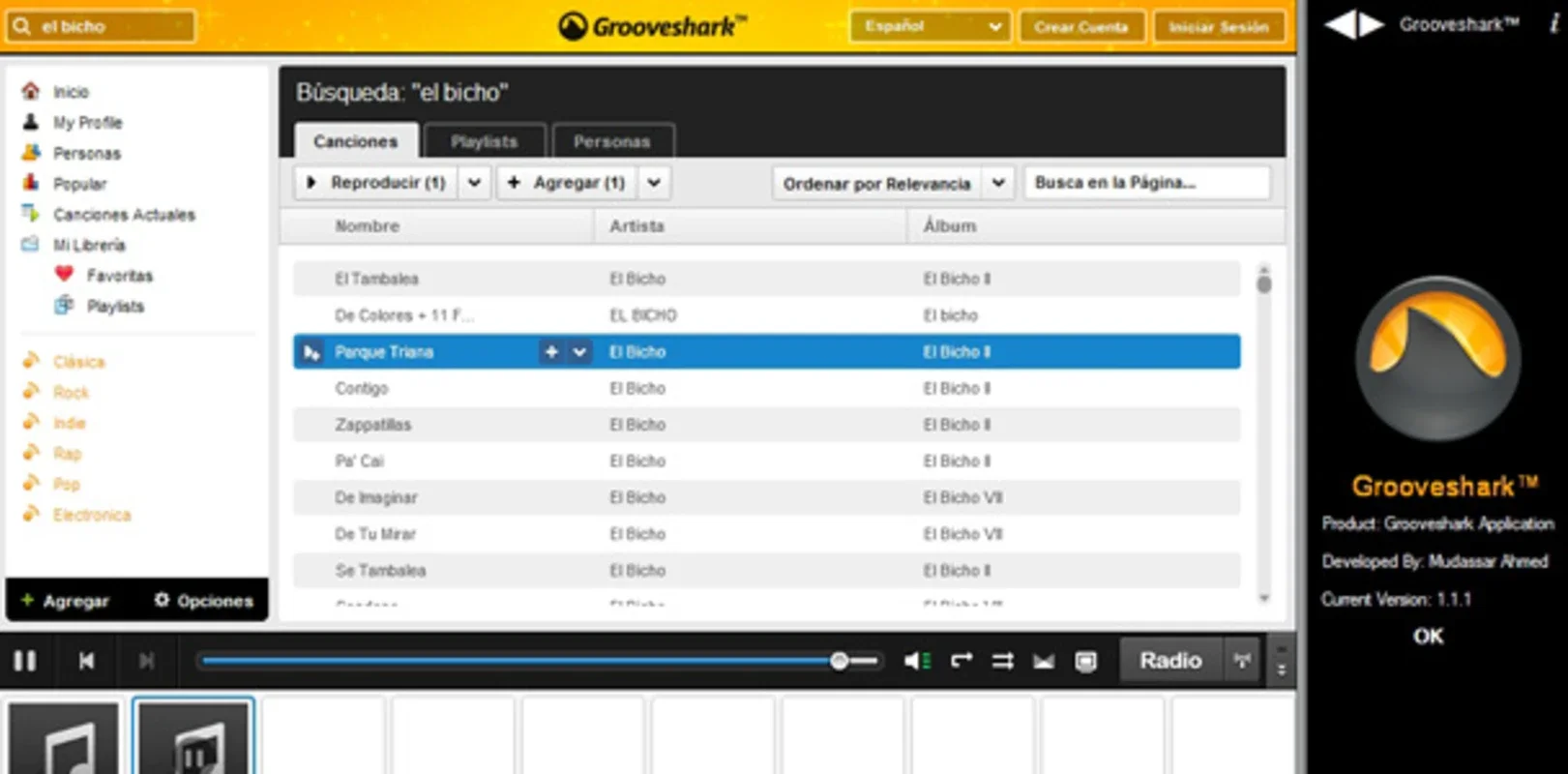 Grooveshark Application for Windows: Free Music Streaming