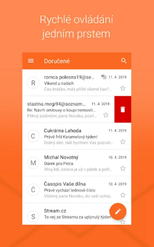 Email.cz for Android - Streamlined Email Management