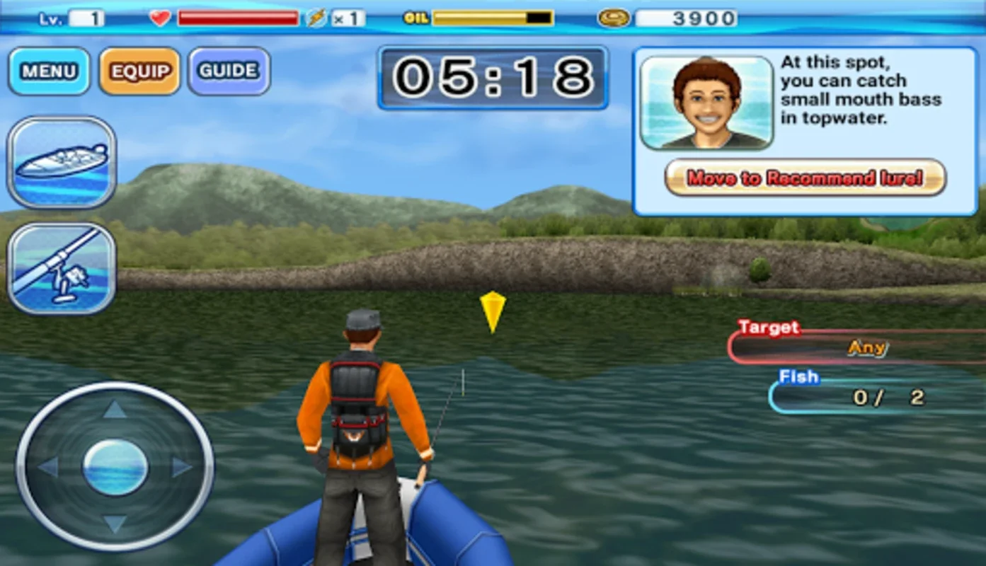 Bass n Guide for Android - Immersive Fishing Game