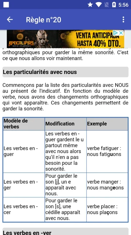 Le Conjugueur for Android - Master French Verb Conjugation