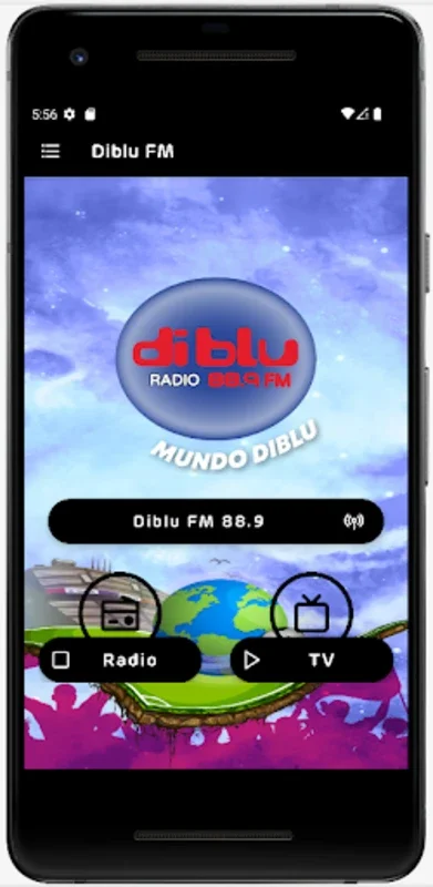 Diblu FM for Android - Stream HD Ecuadorian Soccer Live