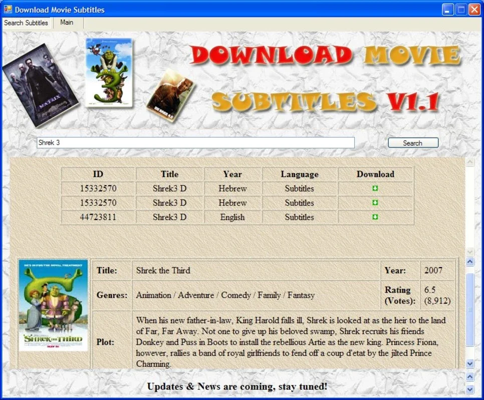 Download Movie Subtitles for Windows - Find Subtitles Easily