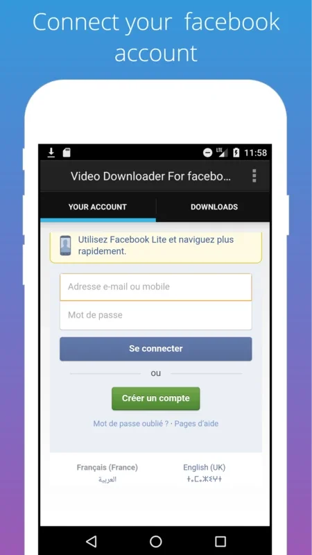 Video Downloader For facebook for Android - Effortless Video Downloads