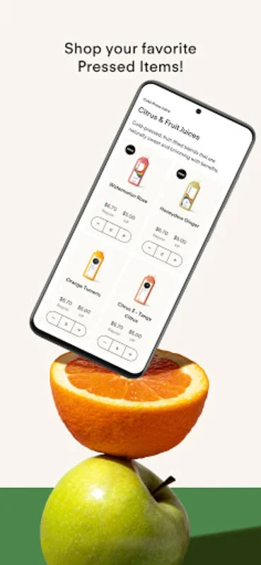 Pressed™ for Android - Seamless Juice and Treats Ordering