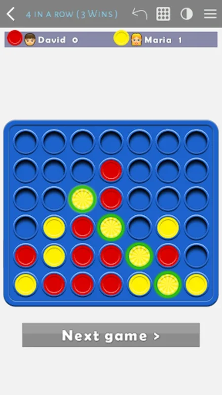 4 in a Row for Android: Engaging Connect-Four Game