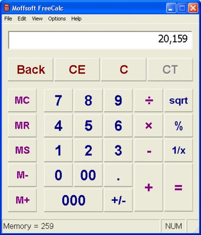 Moffsoft FreeCalc for Windows: A Powerful Calculator