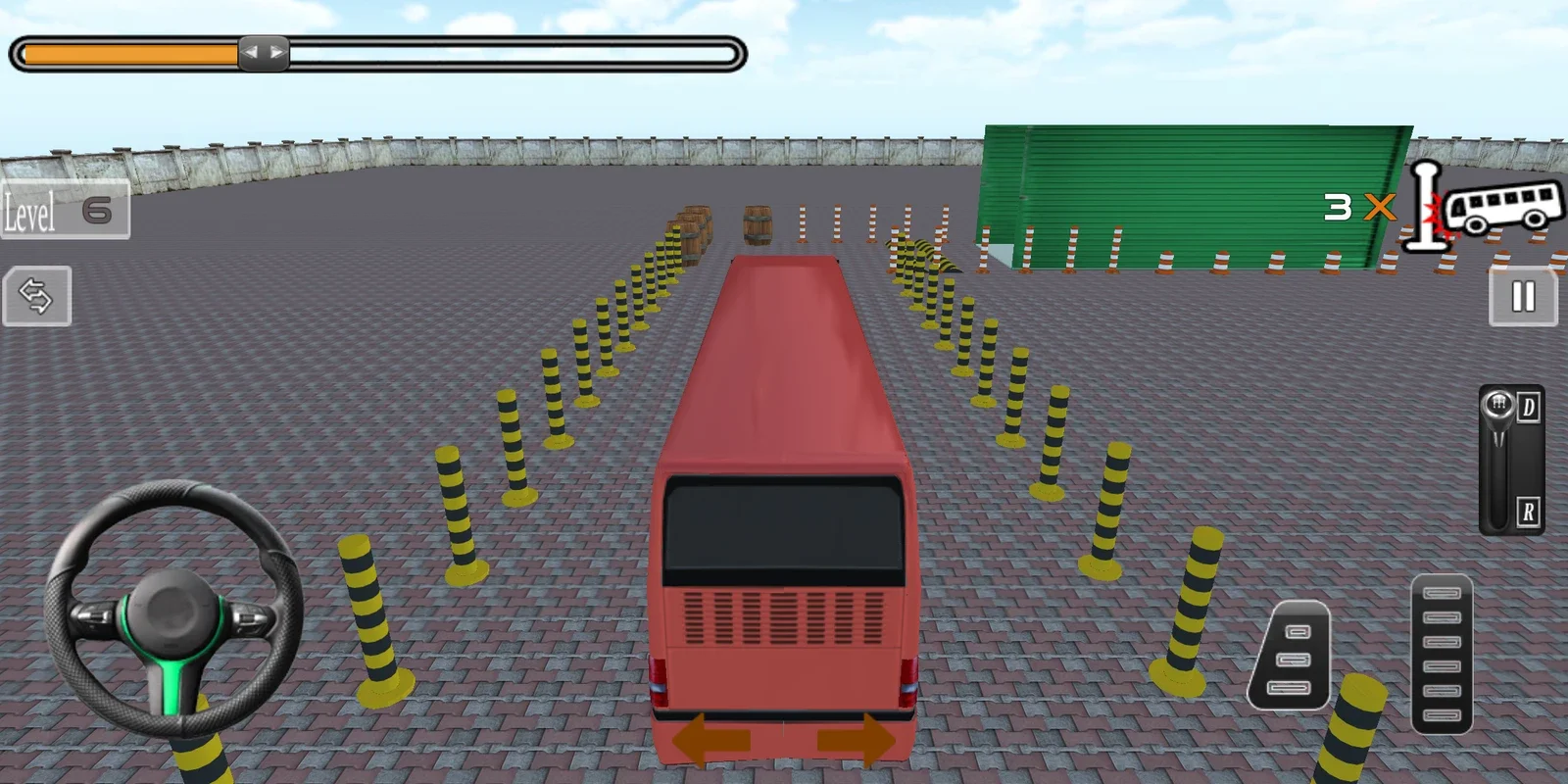 Modern Bus Parking Simulation for Android - Test Your Skills