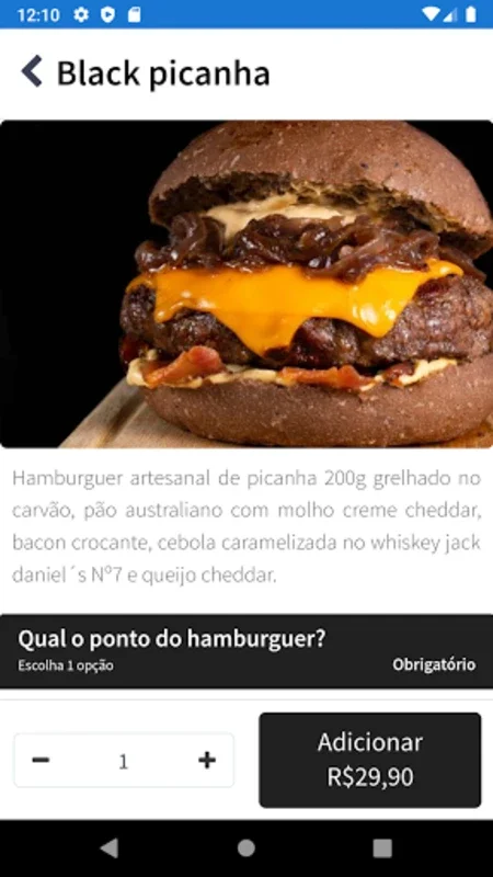 Rafa Burger Hortolândia for Android - Gourmet Burger App