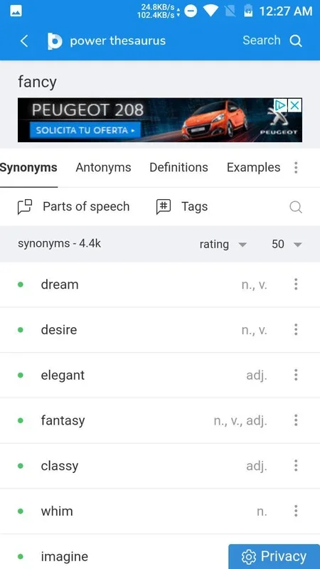 Power Thesaurus for Android - Enhance Your Vocabulary