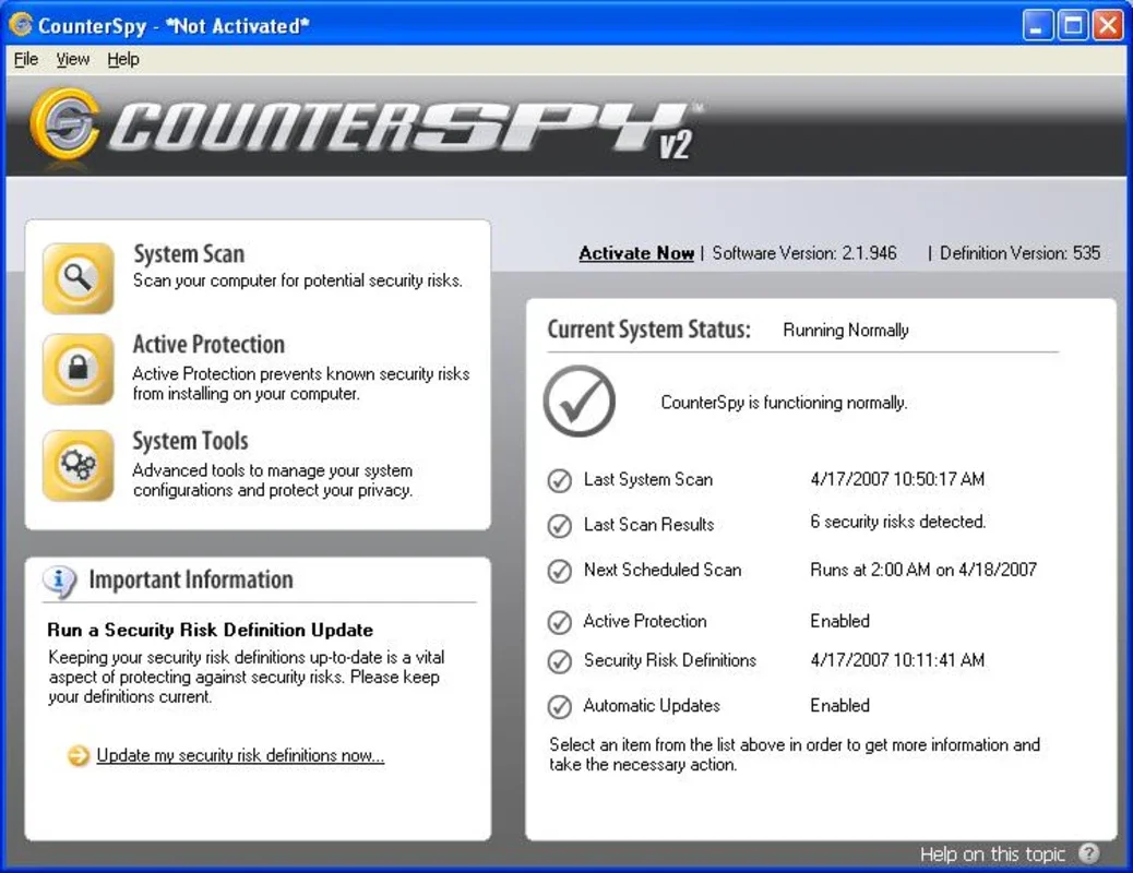 CounterSpy for Windows - Secure Your System Now