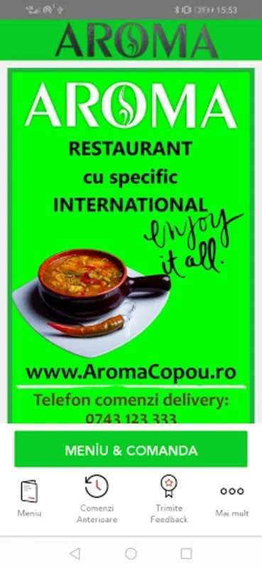 Aroma Copou Vaslui for Android: Effortless Food Ordering