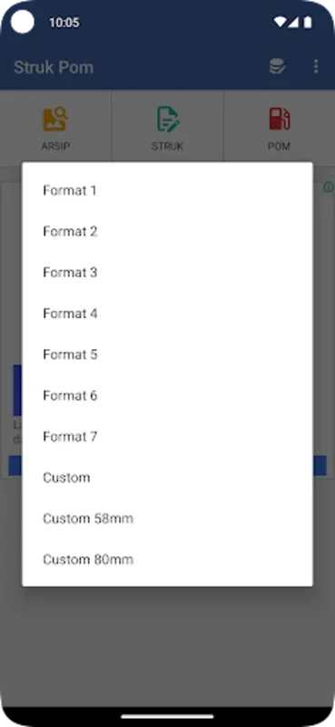 Struk Pom for Android - Efficient Offline Gas Station Management