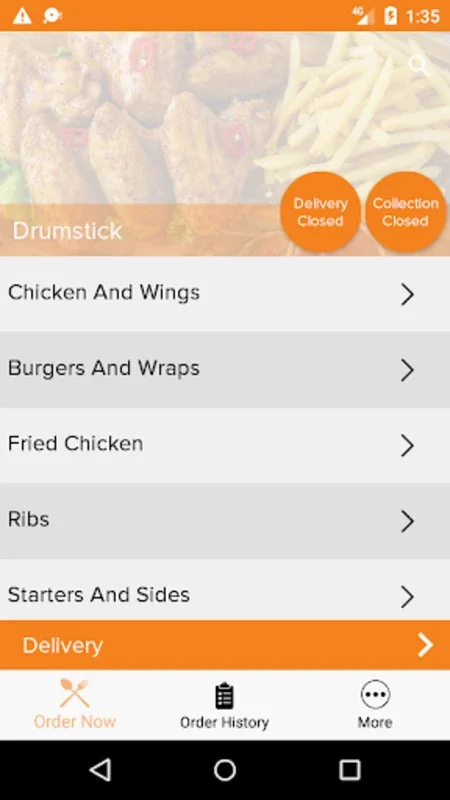 Drumstick for Android - Order Food with Ease