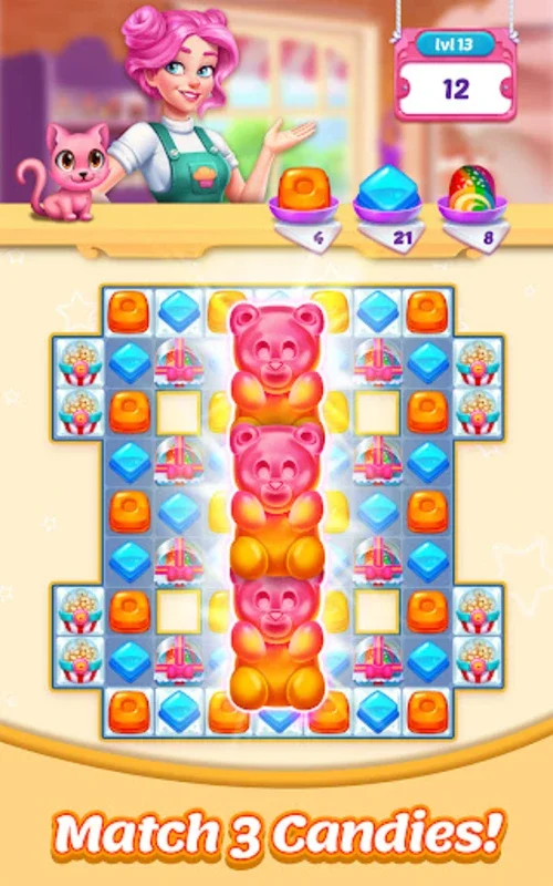 Bonbons Crush Legend for Android - Sweet Match-3 Fun