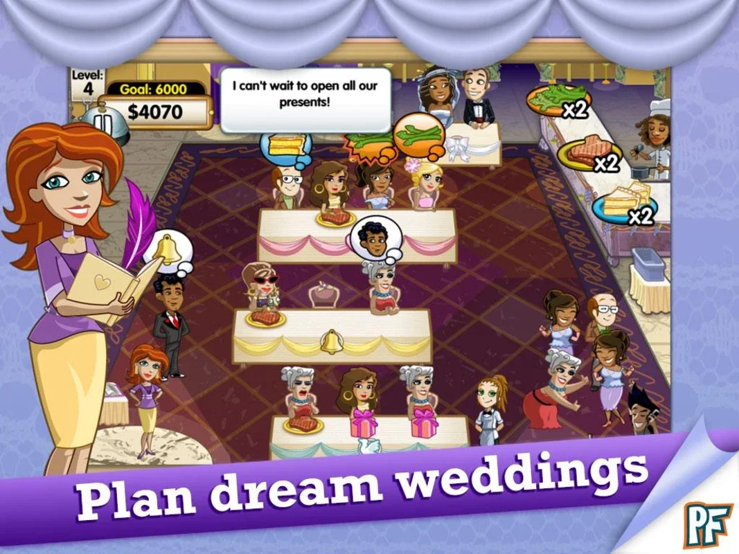 Wedding Dash: Android Time Management Wedding Planning Game