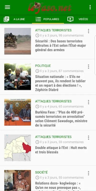 Lefaso.net for Android - Get News Directly on Your Device