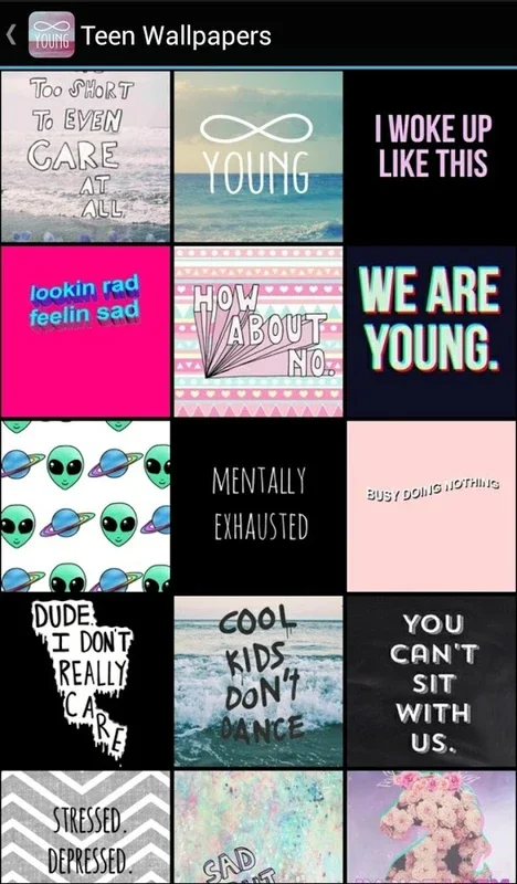 Teen Wallpapers for Android - Express Teen Identity