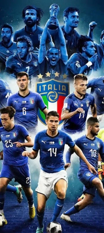 Italy Football Team Wallpaper for Android - Vibrant Images