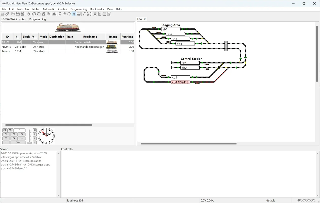 Rocrail for Mac: Intuitive Railway Control