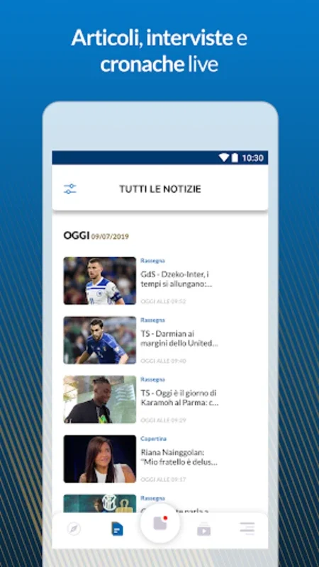 FCInterNews: The App for Android with Inter Milan Updates