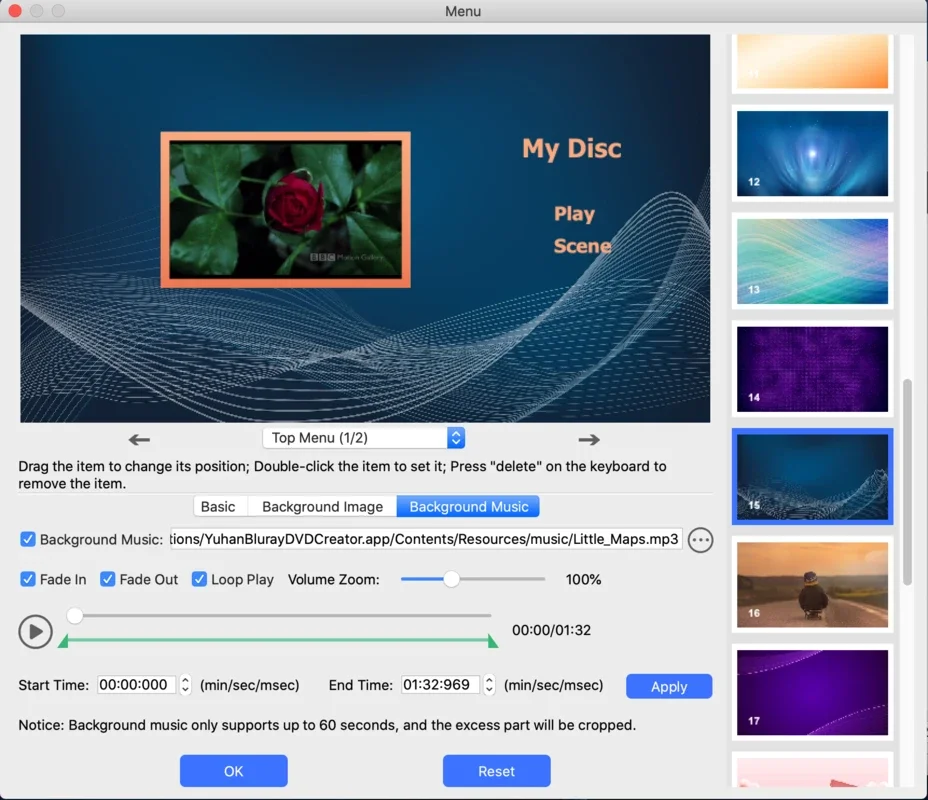 Yuhan Blu-ray DVD Creator for Mac - Create High-Quality Discs