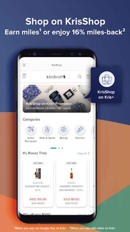 Kris+ for Android - Earn Miles on Shopping & Dining