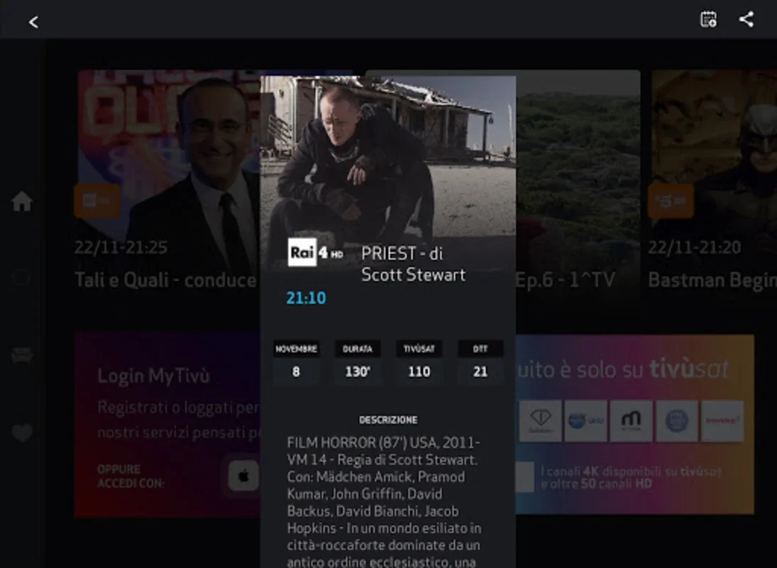 Tivù la Guida for Android: Comprehensive TV Guide