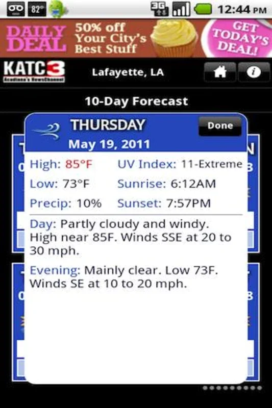 KATC WX for Android - Precise Weather Insights