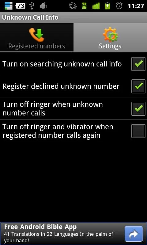 Unknown Call Info. for Android - Improve Call Screening