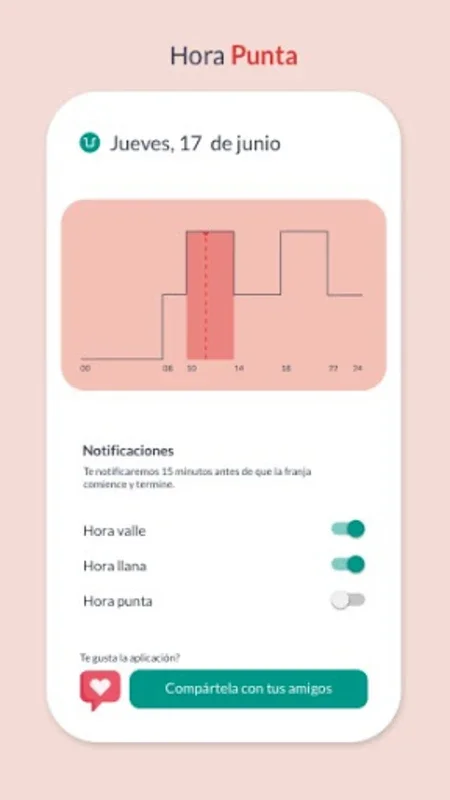 Hora Valle for Android - Manage Electricity Costs Effectively