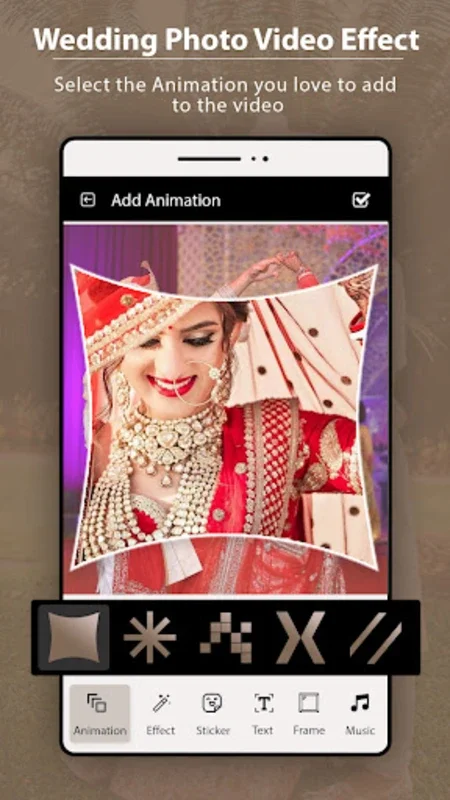 Wedding Photo Video Effect for Android - Create Personalized Videos