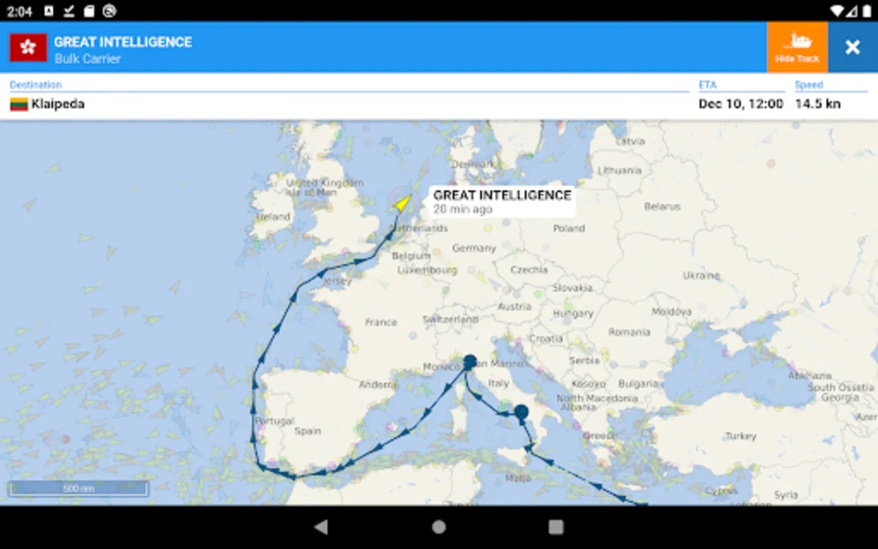 VesselFinder Free for Android - Track Maritime Vessels in Real-time