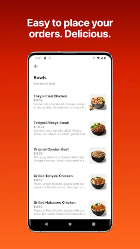 Yoshinoya for Android: Seamless Japanese Bowl Ordering