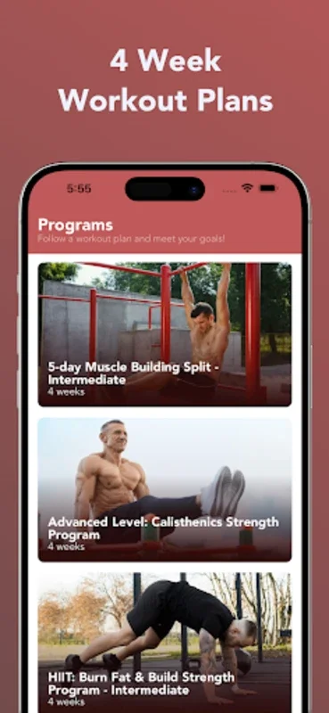 Calisthenics for Android - A Fitness App for All Levels