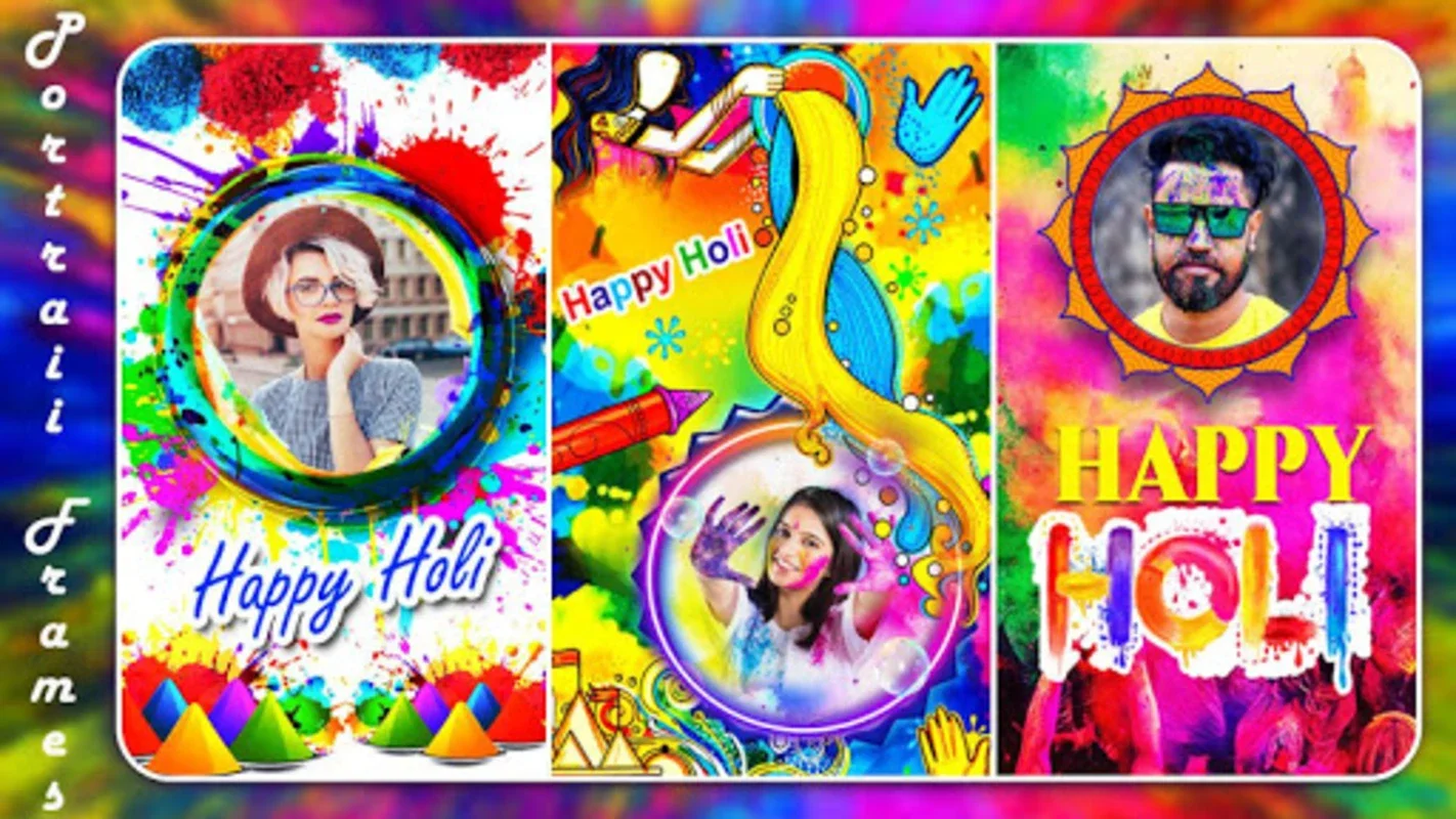 Happy Holi Photo Frame 2023 for Android - Transform Photos