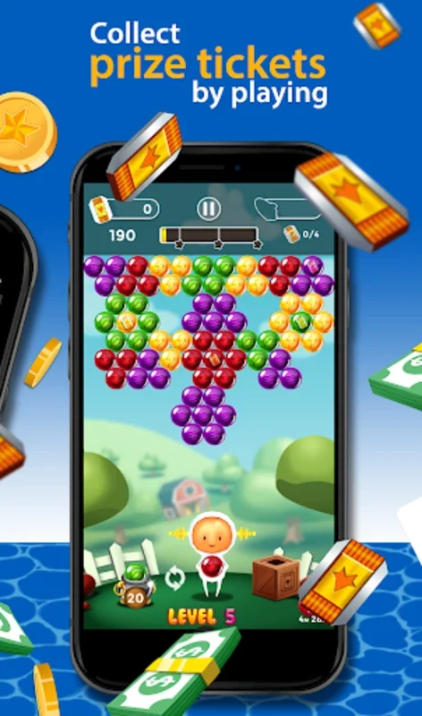 Bubble Burst for Android - Play and Win Cash