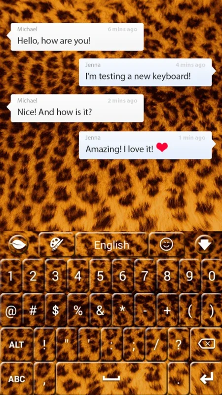 Leopard Keyboard for Android - Stylish and Immersive Typing