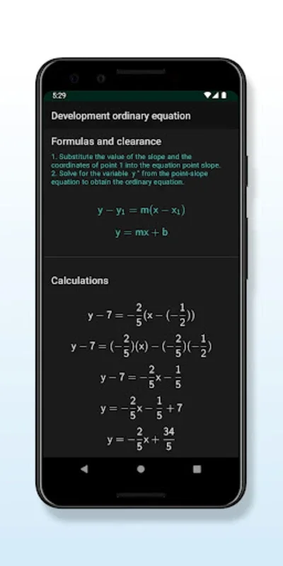 Straight Line for Android - Analytic Geometry Made Easy