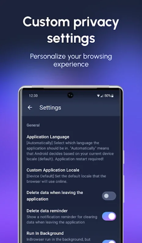 InBrowser for Android: Secure Private Browsing