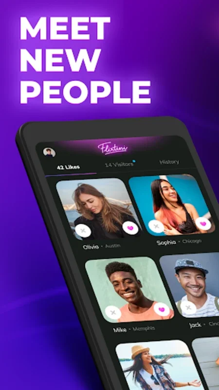 Flirtini - Chat, Flirt, Date for Android - A Platform for Genuine Connections