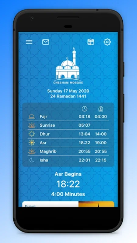 Chesham Mosque for Android - Enhance Your Spiritual Journey