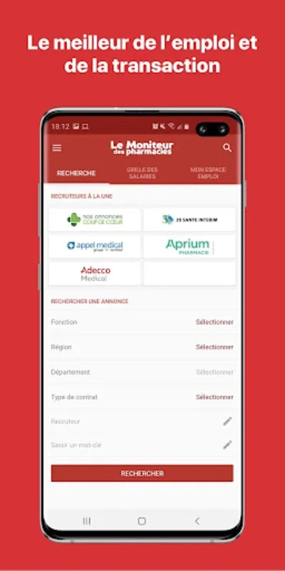 Le Moniteur des pharmacies.fr for Android: Pharmacy Professionals' All - in - One Resource