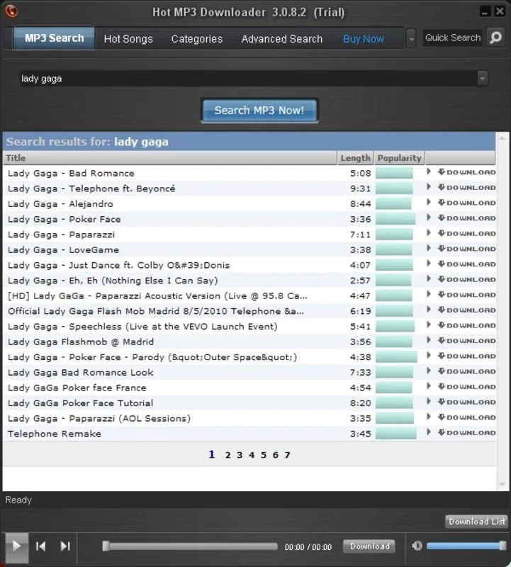 Hot MP3 Downloader for Windows - Download it for Free