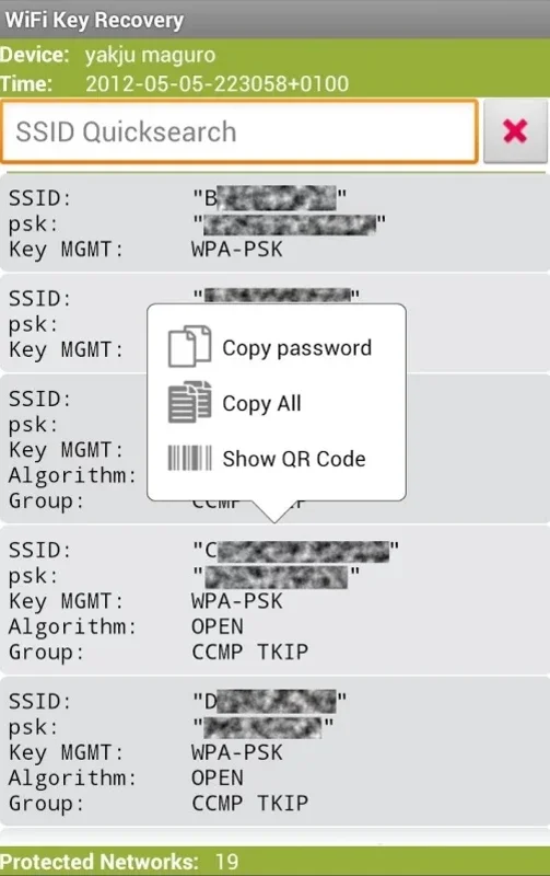 WiFi Key Recovery for Android - No Downloading Required